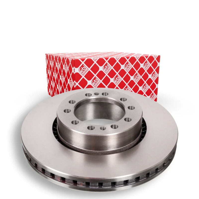 Image of FEBI BILSTEIN 101732 Brake disc Front Axle, internally vented, Coated Brake Disc (82)