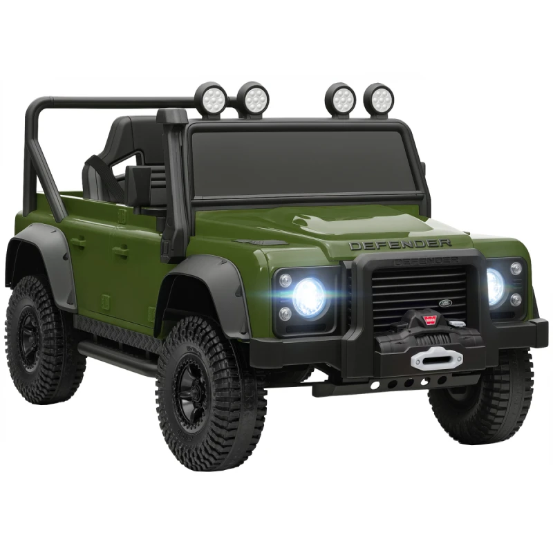Image of AIYAPLAY Kids Ride On Car, 12V Battery-Powered Electric Car w/ Remote Green 370-386V70DG