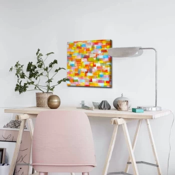 Image of 4545ABSC - 039 Multicolor Decorative Canvas Painting