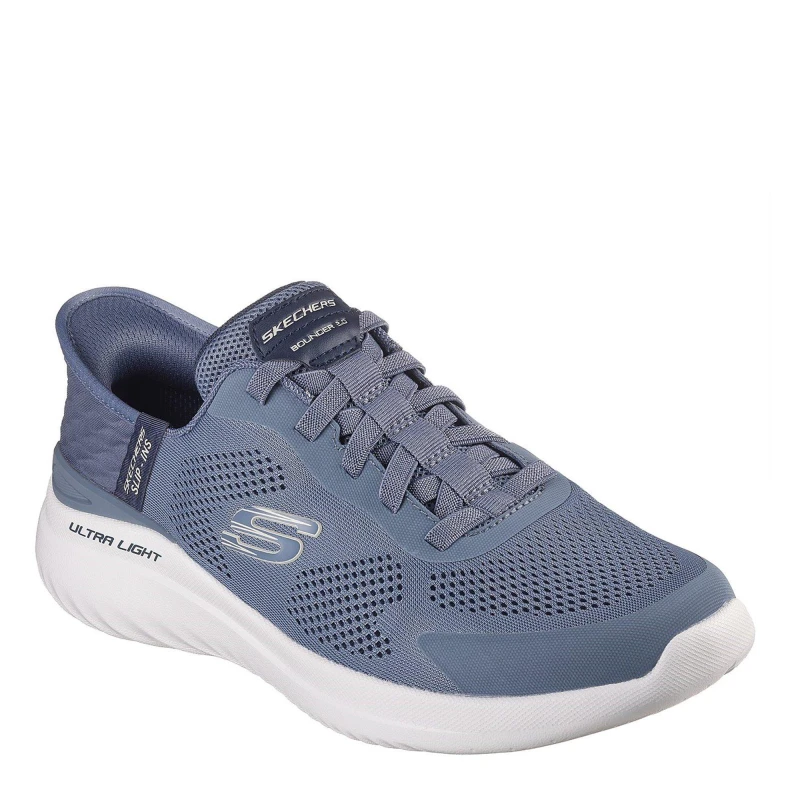 Image of Debenhams Debenhams Men Bounder Slip-ins Slate in blue Size: 9 blue 9 Male 196989485034
