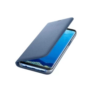 image of Samsung EF-NG955PLEGWW Galaxy S8 Plus LED View Cover in Blue