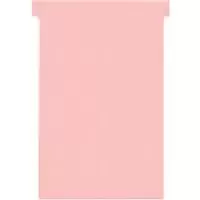 image of Nobo Size 4 T-Cards Pink Pack of 100