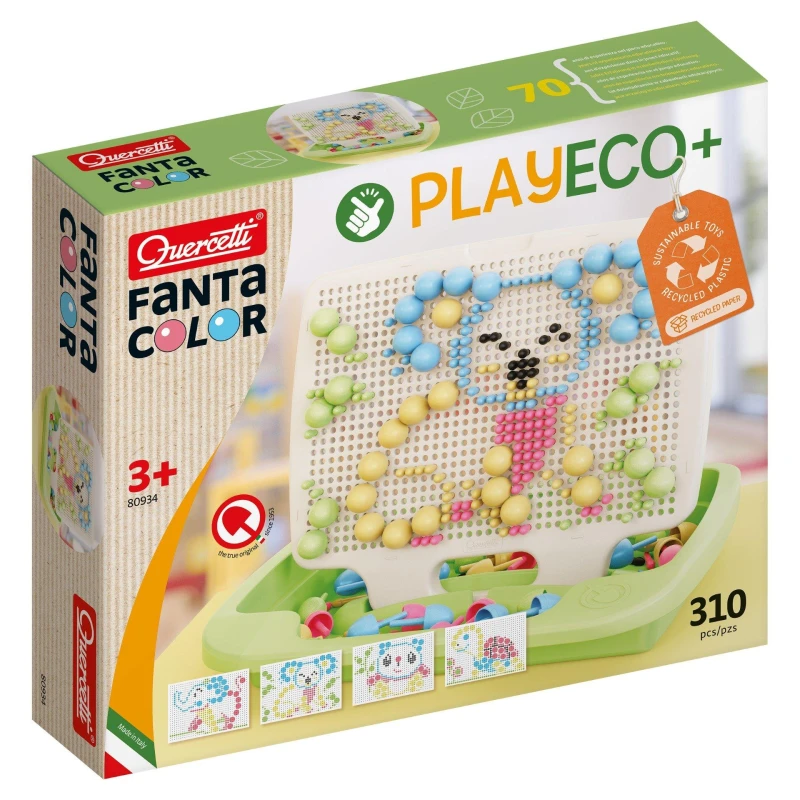 Image of Quercetti Play Eco+ Fantacolor - 310 Pieces, Multi 80934