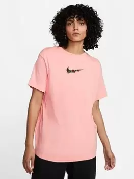 Image of Nike V-Day Boyfriend Fit Tee - Coral