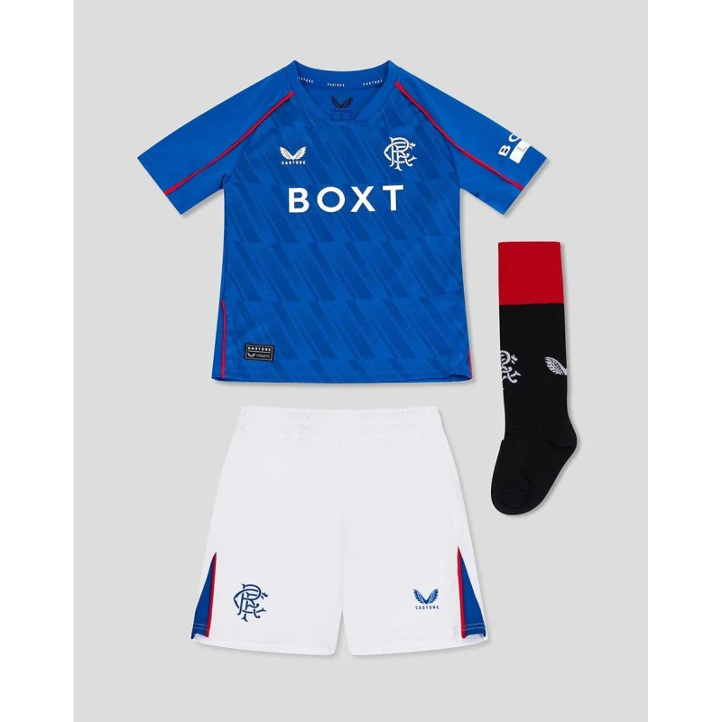 Image of Castore Rangers Home Minikit 2024 2025 Infants - Blue Blue 5 - 6 Years