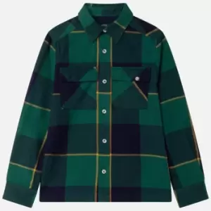 Image of Timberland Kids Cotton-Flannel Check Shirt - 10 Years