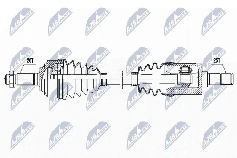 Image of NTY Drive shaft NTY NPW-HD-087