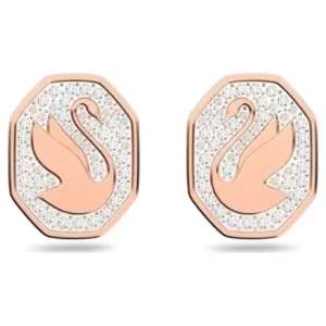 image of Signum Crystal Rose Gold-tone Plated Earrings 5621105