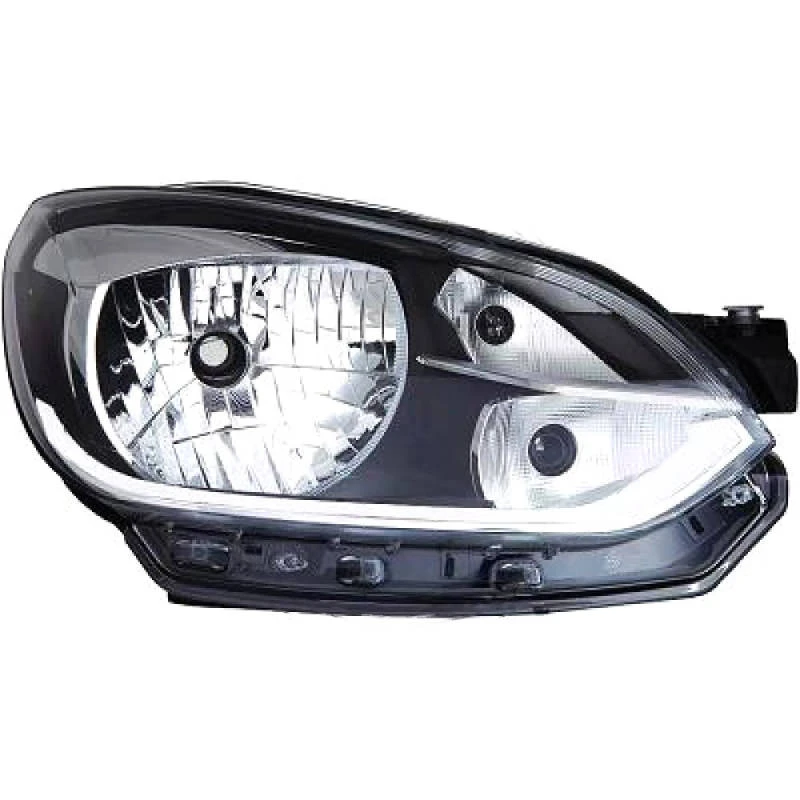 Image of DIEDERICHS 2236980 Headlights H4, Right, without motor for headlamp levelling, Halogen Headlight (259)