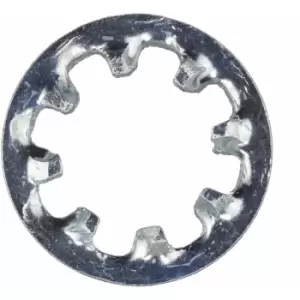 Image of R-tech - 337167 Steel Shakeproof Washers bzp M4 - Pack Of 100