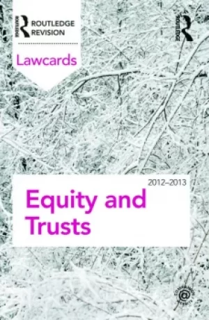 Image of Equity and Trusts Lawcards 2012-2013