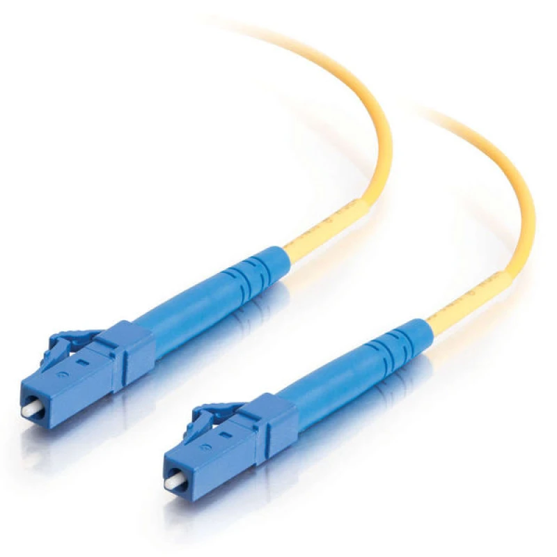 Image of C2G 85609 fibre optic cable 10 m LC OFNR Yellow