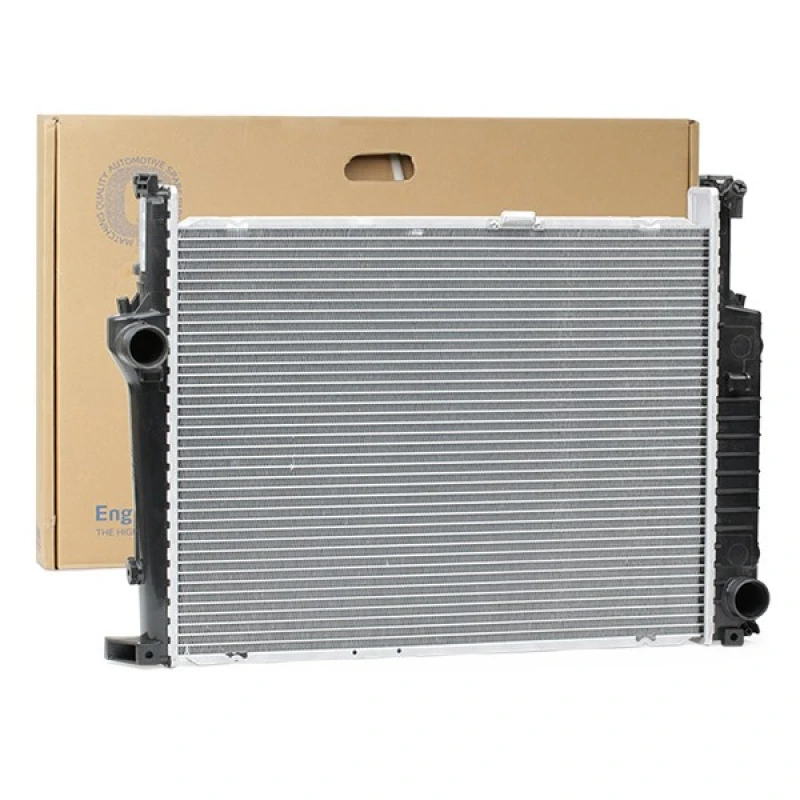 Image of NISSENS 60605 Engine radiator Aluminium, Brazed cooling fins, without expansion tank, with gaskets/seals Radiator,engine cooling (470)