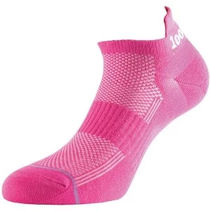 image of 1000 Mile Ultimate Tactel Liner Sock Hot Pink Ladies - Medium