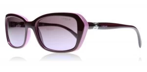 image of Vogue VO2964SB Sunglasses Purple / Pink 23218H 55mm