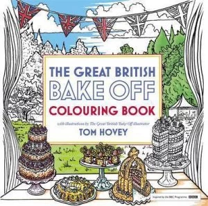 Image of Great British Bake off Colouring Book by Tom Hovey Paperback