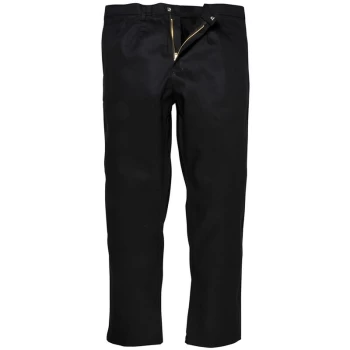 image of Portwest - BZ30BKTL - sz L Bizweld Trousers - Black