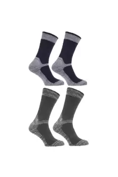 Image of Heavy Weight Reinforced Toe Work Boot Socks (Pack Of 4)