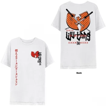 Image of Wu-Tang Clan - Swords Unisex Medium T-Shirt - White