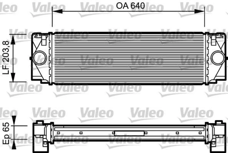 Image of Intercooler VALEO 817994