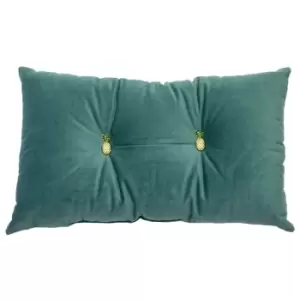 Image of Paoletti Pineapple Pre-filled Cushion Polyester Mineral