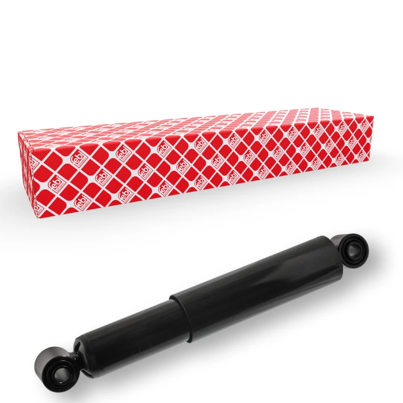 Image of FEBI BILSTEIN 20334 Shock absorber Rear Axle Right, Oil Pressure, Telescopic Shock Absorber, Bottom eye Shock Absorber (854)