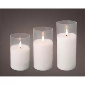 Image of Kaemingk S3 LEDCandleglass 31 - Silver