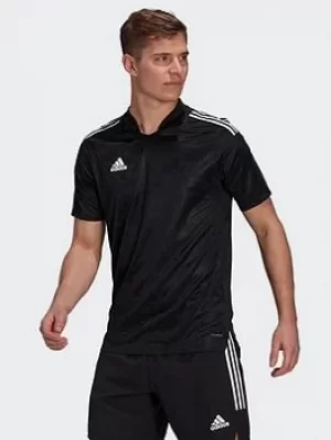Image of adidas Condivo 21 Primeblue Jersey, Black/White, Size XL, Men