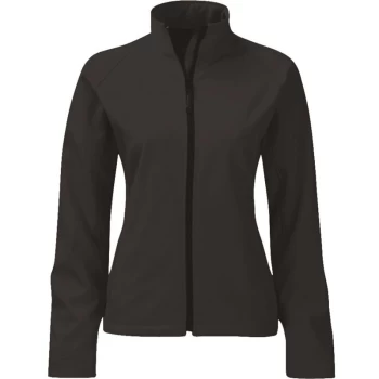 image of SSJL260 Womens Medium Black Soft Shell Jacket - Sitesafe