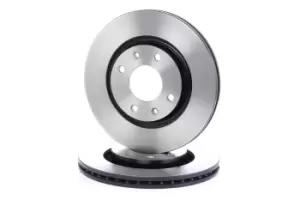 Image of TRW Brake disc DF4184 Brake rotor,Brake discs OPEL,PEUGEOT,CITROEN,Crossland X (P17),Corsa F,CORSA F Kasten/Schragheck,206 Schragheck (2A/C)
