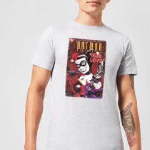 image of DC Comics Batman Harley Mad Love T-Shirt - Grey - 3XL