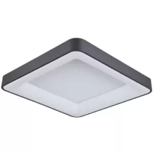 Image of Italux Lighting - Italux Giacinto - Modern LED Flush Ceiling Light Black, Warm White 3000K 2750lm Dimmable