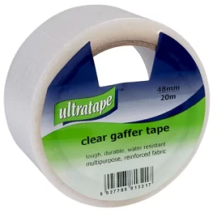 image of Ultratape Clear Cloth Tape 48mm x 20m