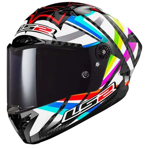 Image of LS2 FF805 Thunder GP Aero Flash Black Full Face Helmet Size XL