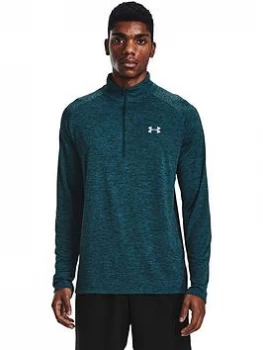 Image of Urban Armor Gear Training Tech 2.0 1/2 Zip Top - Green/Grey, Green/Grey, Size XL, Men