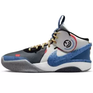Image of Nike Air Deldon, Summit White/Indigo Storm-Pure Platinum, size: 10, Male, Basketball Performance, DM4096-100