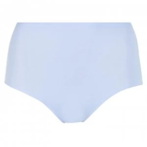 image of Chantelle Chantelle Soft Stretch High Waisted Briefs - Icy Blue 0FC