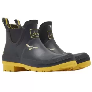 Image of Joules Womens Wellibob Boot Black Metallic Bees UK 6