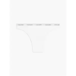 Image of Calvin Klein Lace Brazilian Thong - White