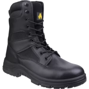 image of Amblers Mens Safety Combat Hi-Leg Waterproof Metal Free Boots Black Size 10