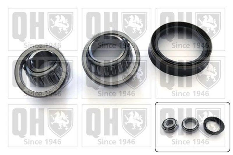 Image of QUINTON HAZELL Wheel bearing kit QUINTON HAZELL QWB1155
