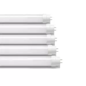 Image of ENER-J Retrofit T8 9W 4000K LED Nano Plastic Tube 60cm 5 Pack