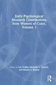Image of Early Psychological Research Contributions from Women of Color Volume 1