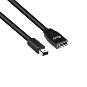 image of CLUB3D Mini DisplayPort to DisplayPort1.4 Extension Cable 8K60Hz...