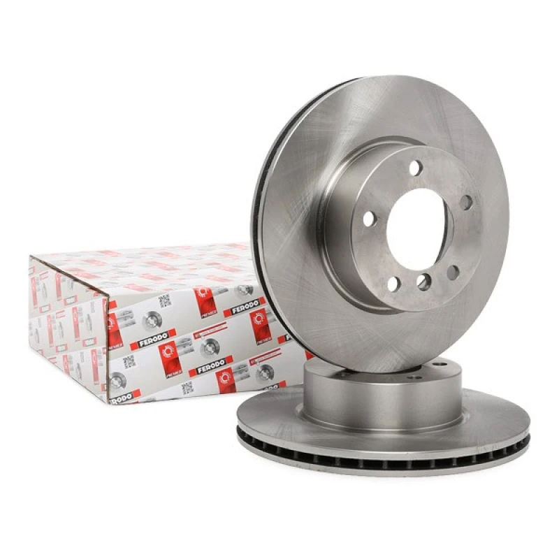 Image of FERODO DDF1536 Brake disc Vented, Oiled, with bolts/screws Brake Disc (82)