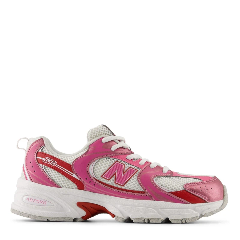 Image of New Balance Pink Multi 530 Girls Youth Trainers Pink Multi UK 5 (EU 38)