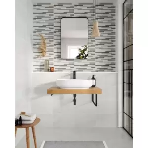 image of Grey Split Face Dcor Wall Tile 25 x 40cm - Zento