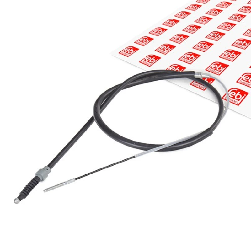 Image of FEBI BILSTEIN 14202 Brake Cable Right Rear, 1840mm Cable,parking brake (124)