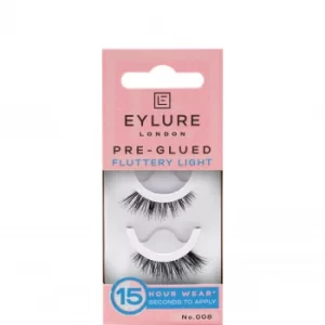Image of Eylure Pre-Glued Fluttery Light 008 Lash