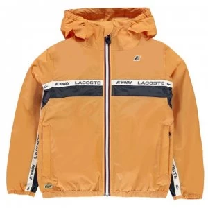 Image of LACOSTE K Way Windbreaker Jacket - Yel/Blu/Wht